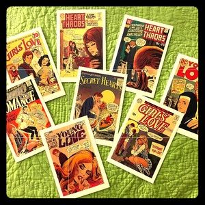 Vintage Pop Art Postcards Set of 8